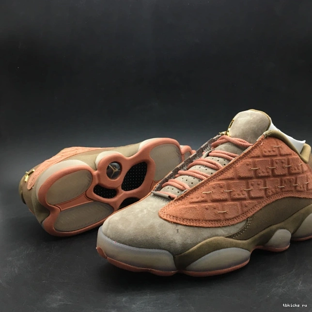 TB CLOT Jordan 13 Air Sepia Blush Canteen-Terra AT3102-200 Low x Stone 0729